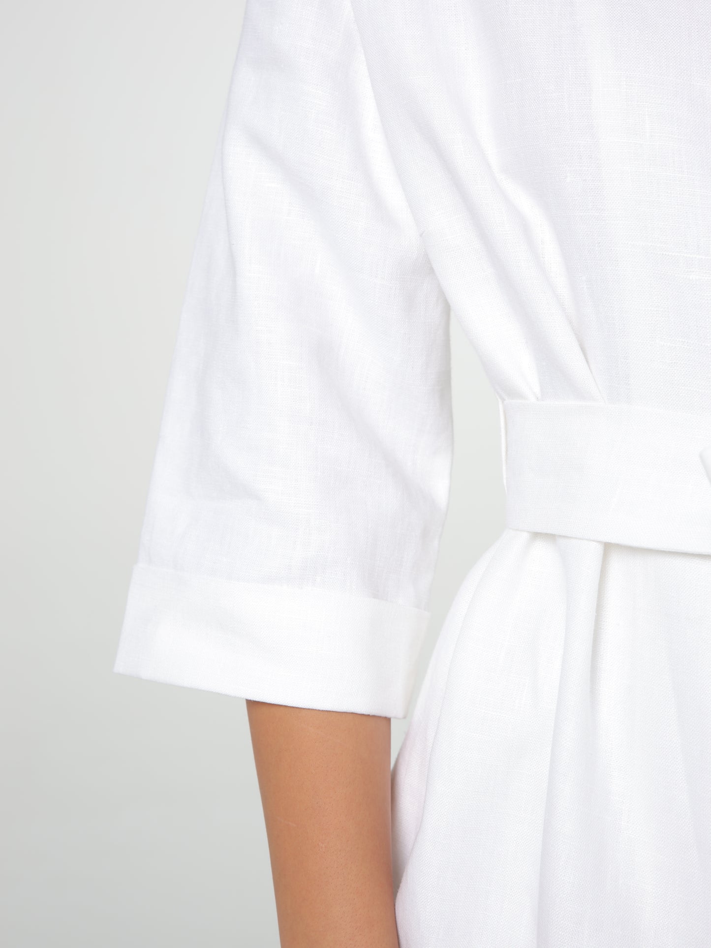 The Linen Wrap Jacket & Trouser Set