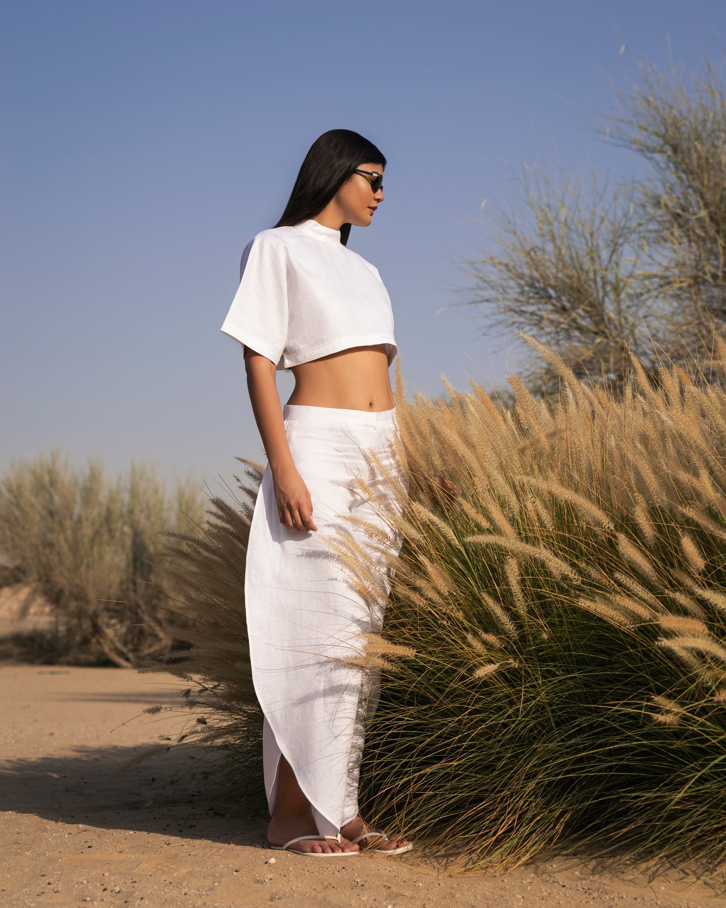 The Linen Balloon Trousers