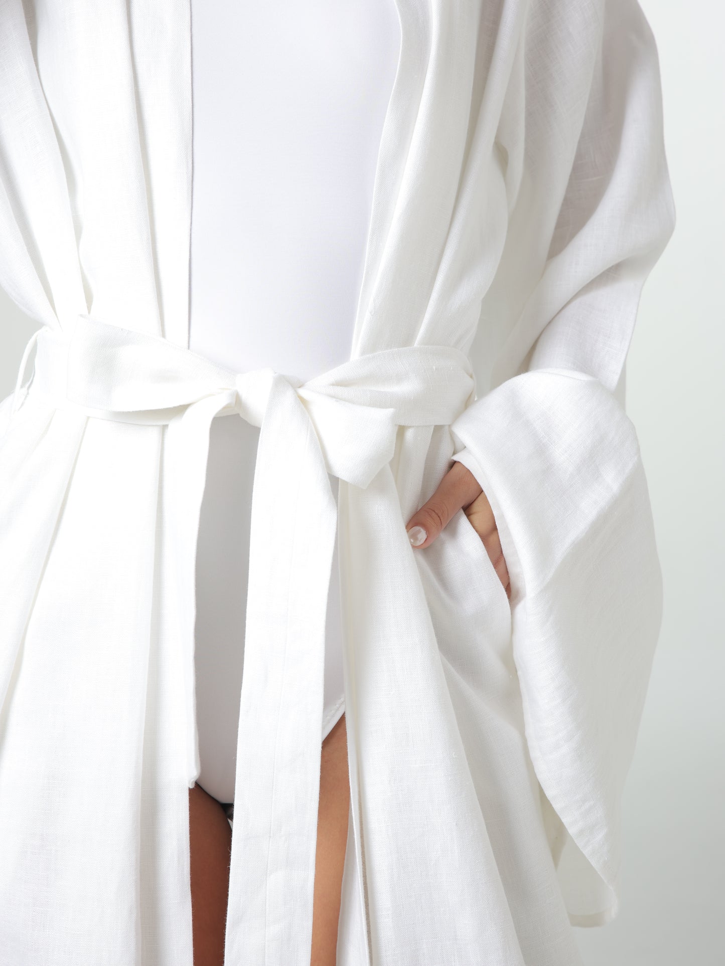 The Linen Kimono Robe