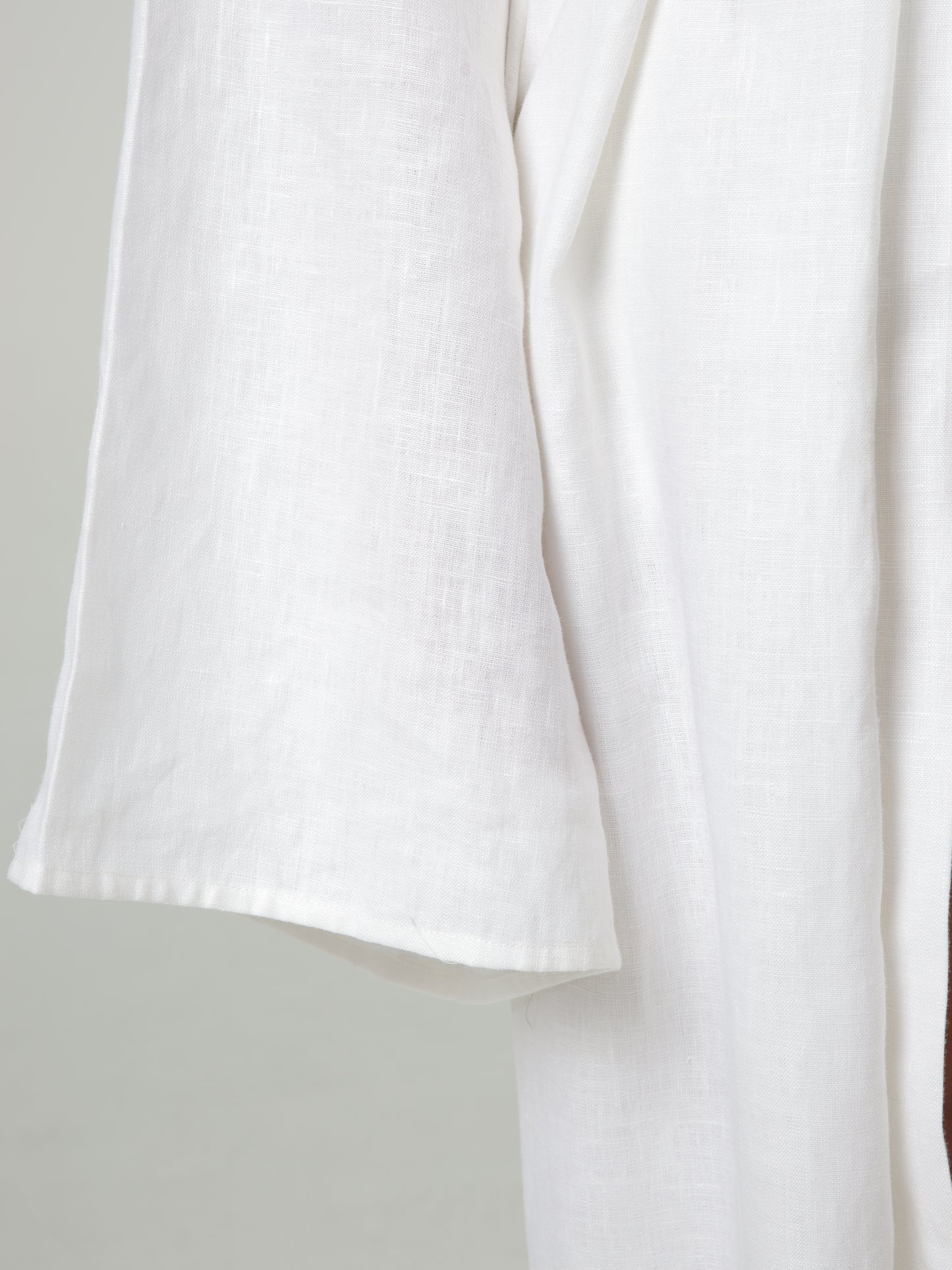 The One-Shoulder Linen Maxi Dress