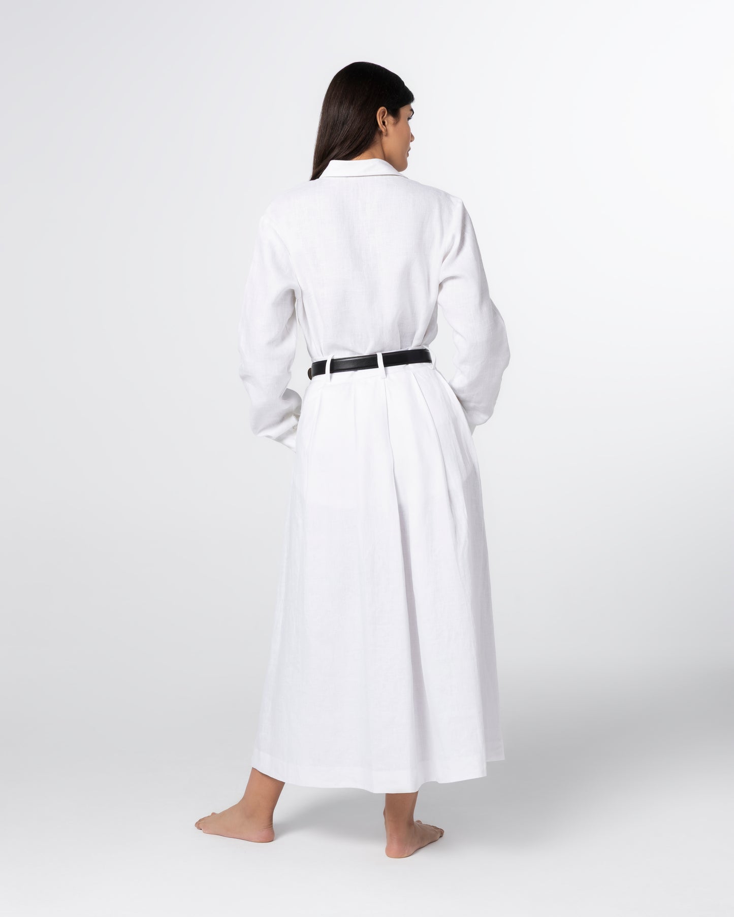 The Tailored Linen Skirt