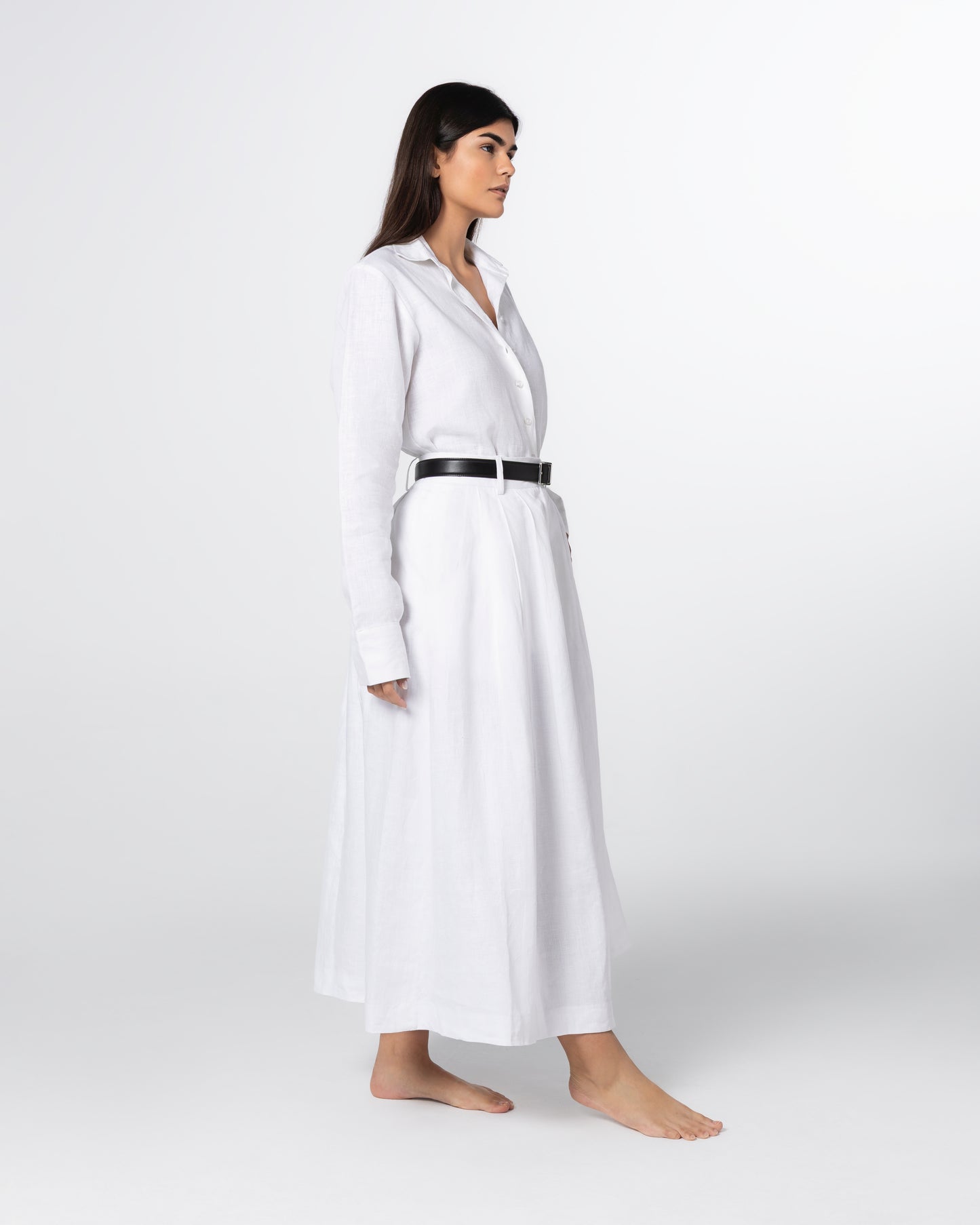 The Tailored Linen Skirt