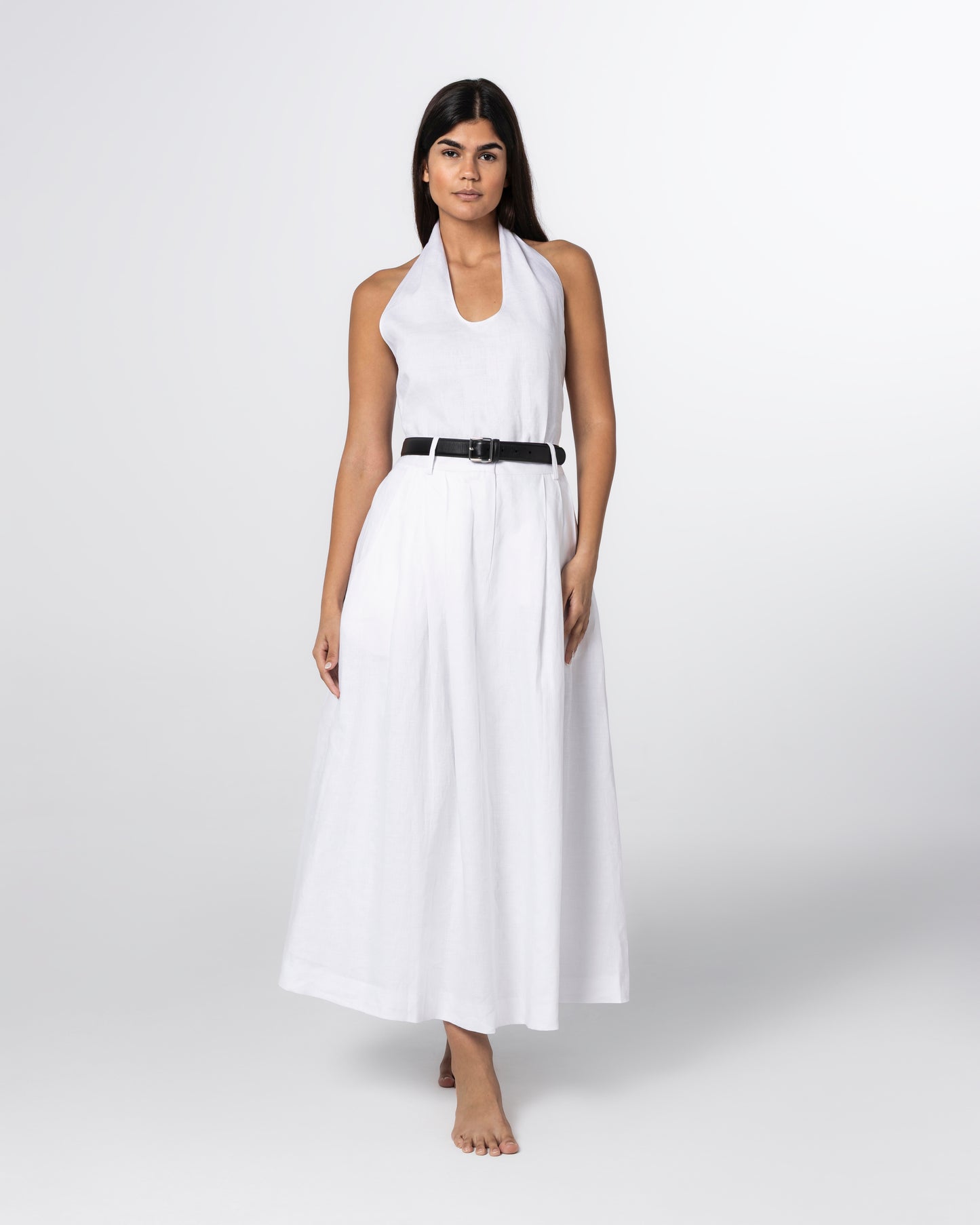 The Tailored Linen Skirt