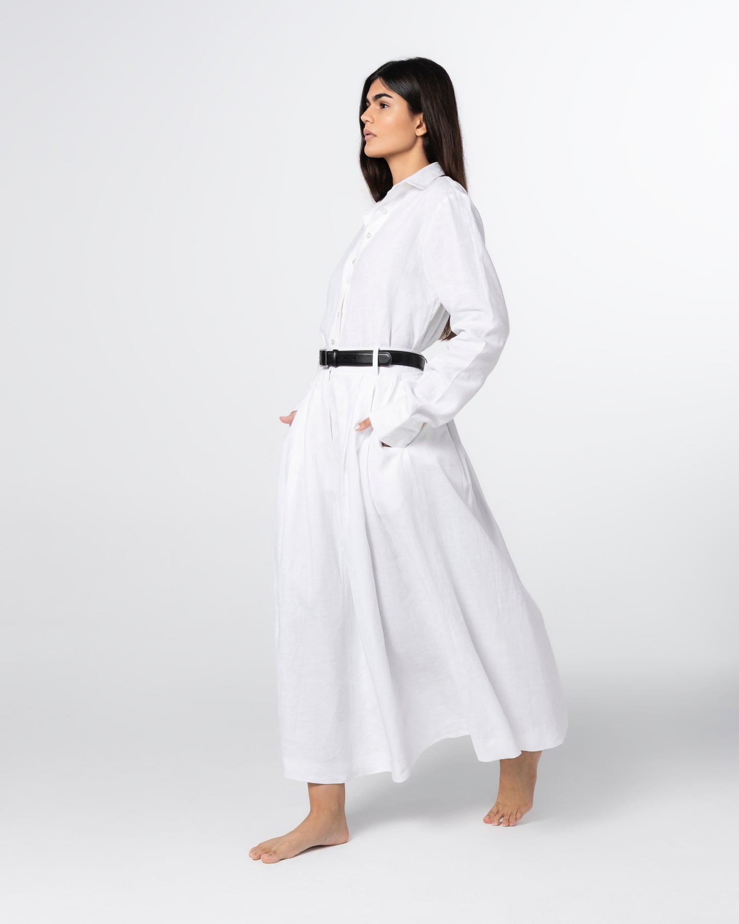 The Tailored Linen Skirt