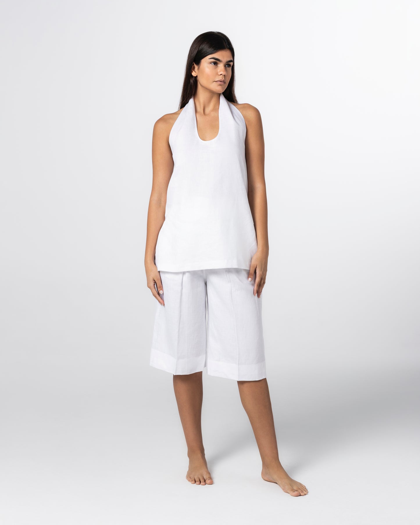 The Capri Tailored Linen Pant