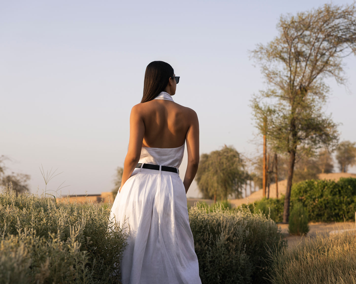 The Tailored Linen Skirt