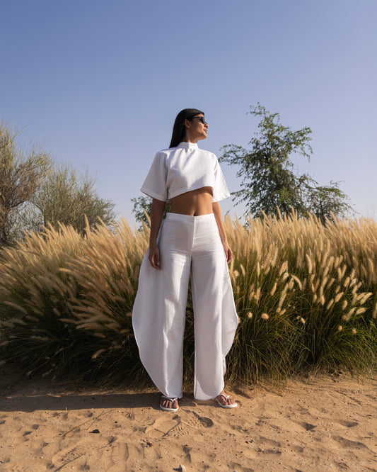 The Linen Balloon Trousers