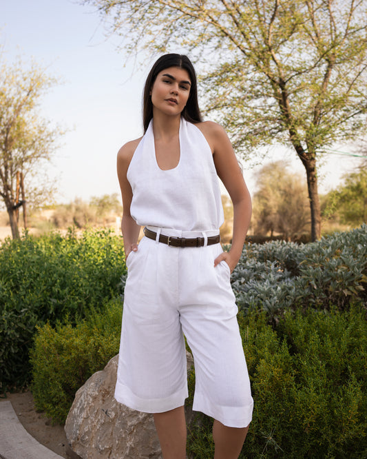 The Capri Tailored Linen Pant